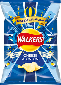 Walkers Cheese & Onion Crisps 32.5g
