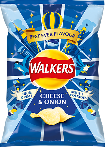 Walkers Cheese & Onion Crisps 32.5g