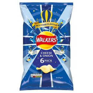 Walkers Cheese & Onion Crisps