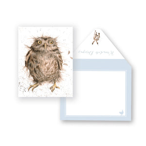 WRENDALE GIFT TAG WHAT A HOOT