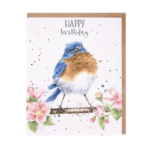 Wrendale 'The Bluebirds Song' Birthday Card
